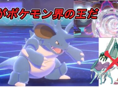 【ポケモン剣盾】俺に任せろ！ついに登場ニドキング！！