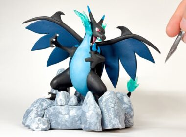メガリザードン xのフィギュアを粘土で作る| Pokémon LEGENDS Z-A | 【ポケモン】