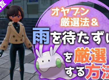 【レジェンズZA】オヤブンポケモン厳選方法＆全天候対応ヌメラ厳選オススメエリア