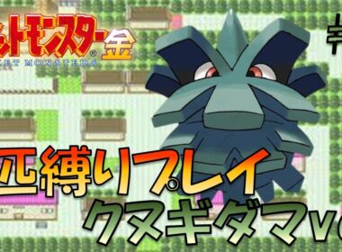 【ポケモン金銀】ポケモン1匹縛りプレイ!!クヌギダマきみに決めた！part2【ゲーム実況】【縛りプレイ】
