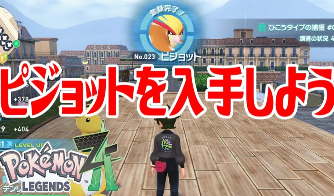 【ポケモンZ-A】ピジョットを入手しよう【Pokémon LEGENDS Z-A】