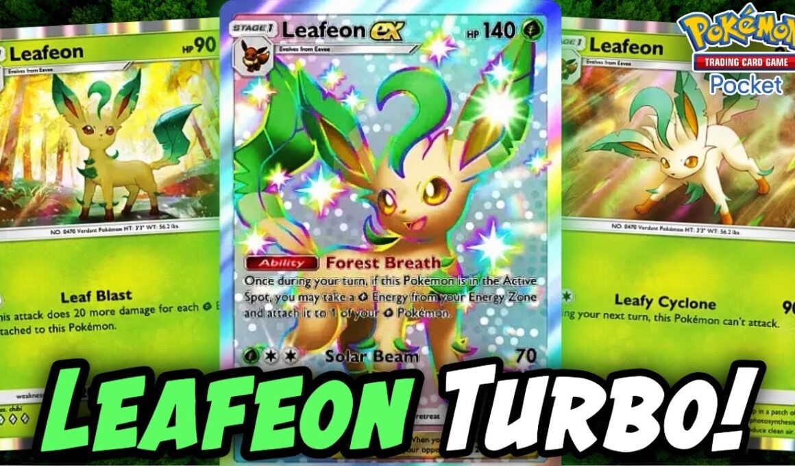 リーフィアに全力！🥬(ポケモンTCGポケット)