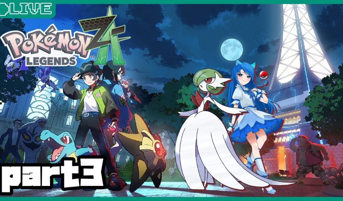メガサーナイト様と、旅をする。【Pokémon LEGENDS Z-A part3】