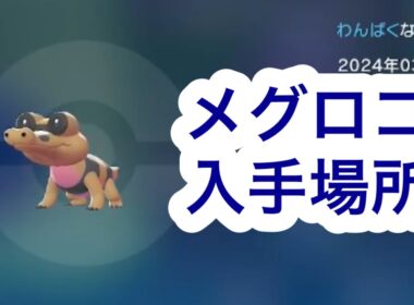 【ポケモンZA】メグロコ入手場所