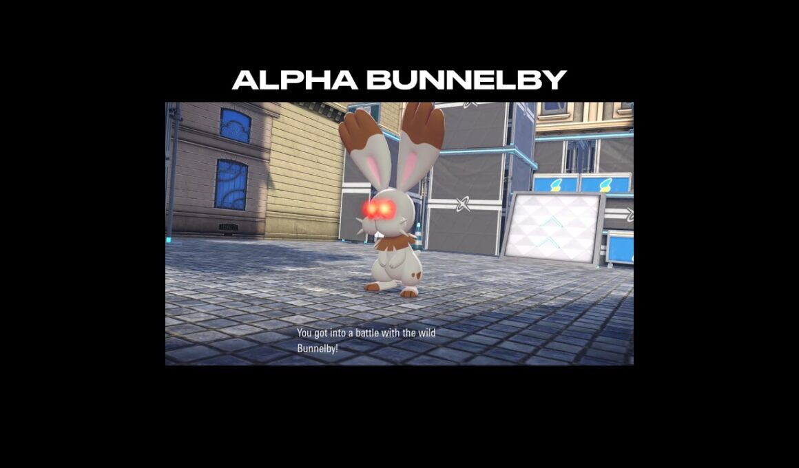 Big ol' Bunnelby #pokemonlegendsza