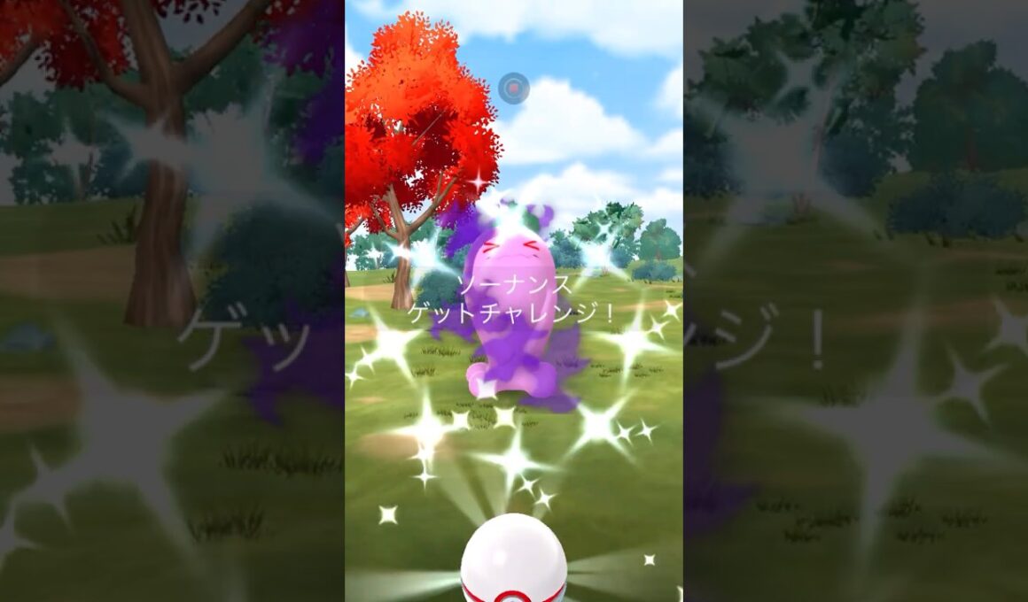 ✨色違いシャドウソーナンス現る😱😱#ポケモンgo #pokemongo #pokemongoshorts