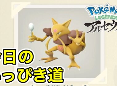 【Pokémon LEGENDS アルセウス】今日のいっぴき道（ユンゲラー）【NS】