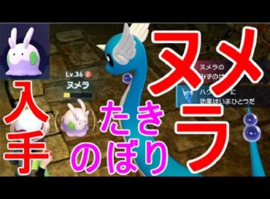 【ポケモンZA】ヌメラ入手場所わざマシンたきのぼり地下水道【レジェンズza】実況