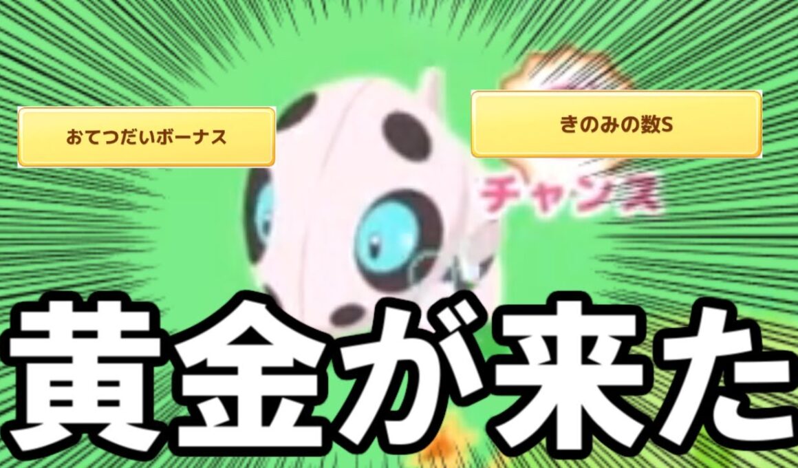 神のココドラに出会いました。【ポケモンスリープ】