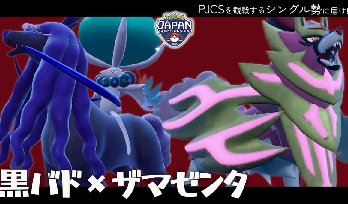 【PJCSに向けて】注目度No.1の並び『黒バド×ザマゼンタ』を紹介！！【ポケモンSV】