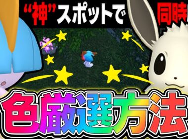【完全放置】「ラルトス」と「イーブイ」の色違い厳選が "同時" にできる『神スポット』がガチで最強すぎるww【ポケモンZA】【レジェンズZA】