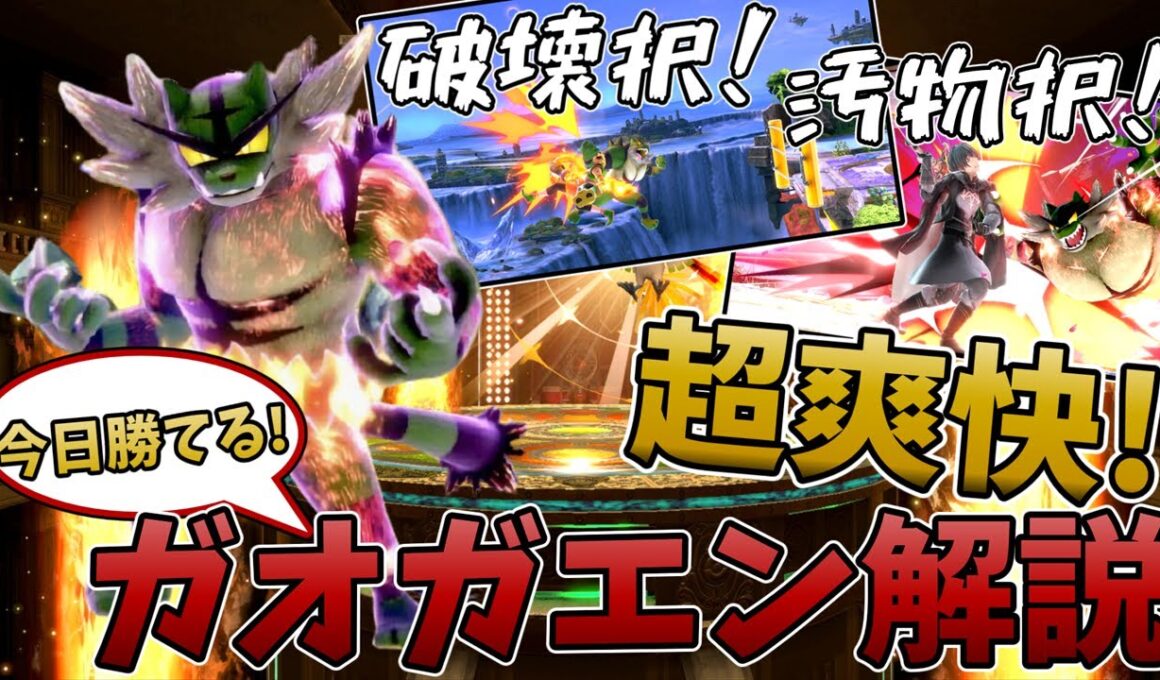 【スマブラSP】今日勝てる！ジーク的ガオガエン解説！！【ゆっくり解説？】
