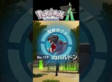 カバルドン色違いに偶然遭遇、GET‼︎【ポケモンZA】
