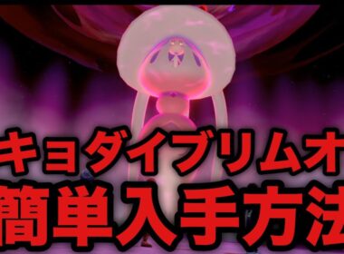 【ポケモン剣盾】色違いキョダイマックス ブリムオン 簡単入手方法【ソード・シールド】