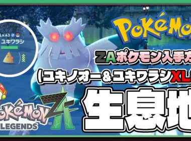 【ポケモンレジェンズZA攻略・生息地図鑑No.173】ユキノオーXL＆ユキワラシXL生息地（Abomasnow＆Snorunt）