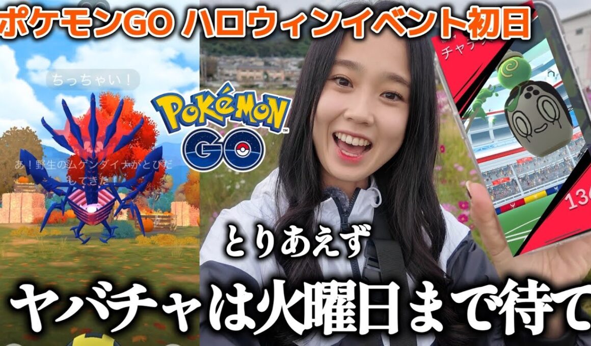 【初日🔥】野生のムゲンダイナ(ゾロア)危険なハロウィンが来た…🎃💦ヤバチャ＆チャデス ポケモンGO Pokémon GO 포켓몬고wild area 2025