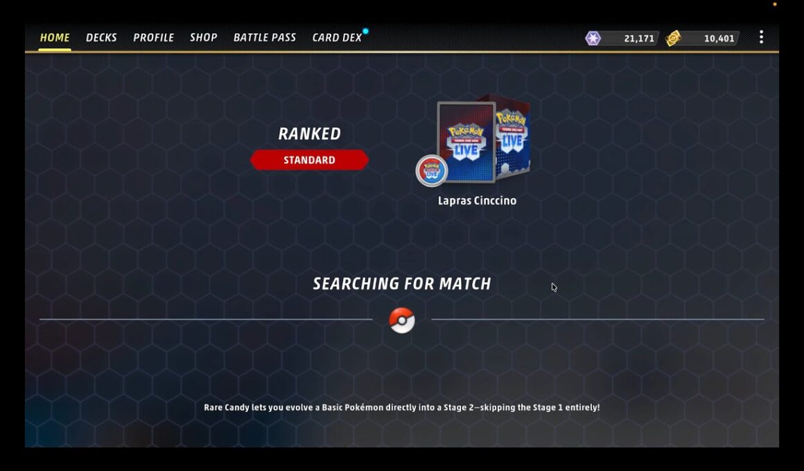 【ポケカ】PTCGL対戦記録 #82【ラプラスex・チラチーノ/Lapras ex・Cinccino】