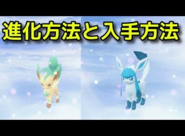 【ポケモンZA】リーフィア グレイシア 入手方法 イーブイ進化方法 こおりのいし 入手場所 『Pokémon LEGENDS Z-A』ポケモンレジェンズZA