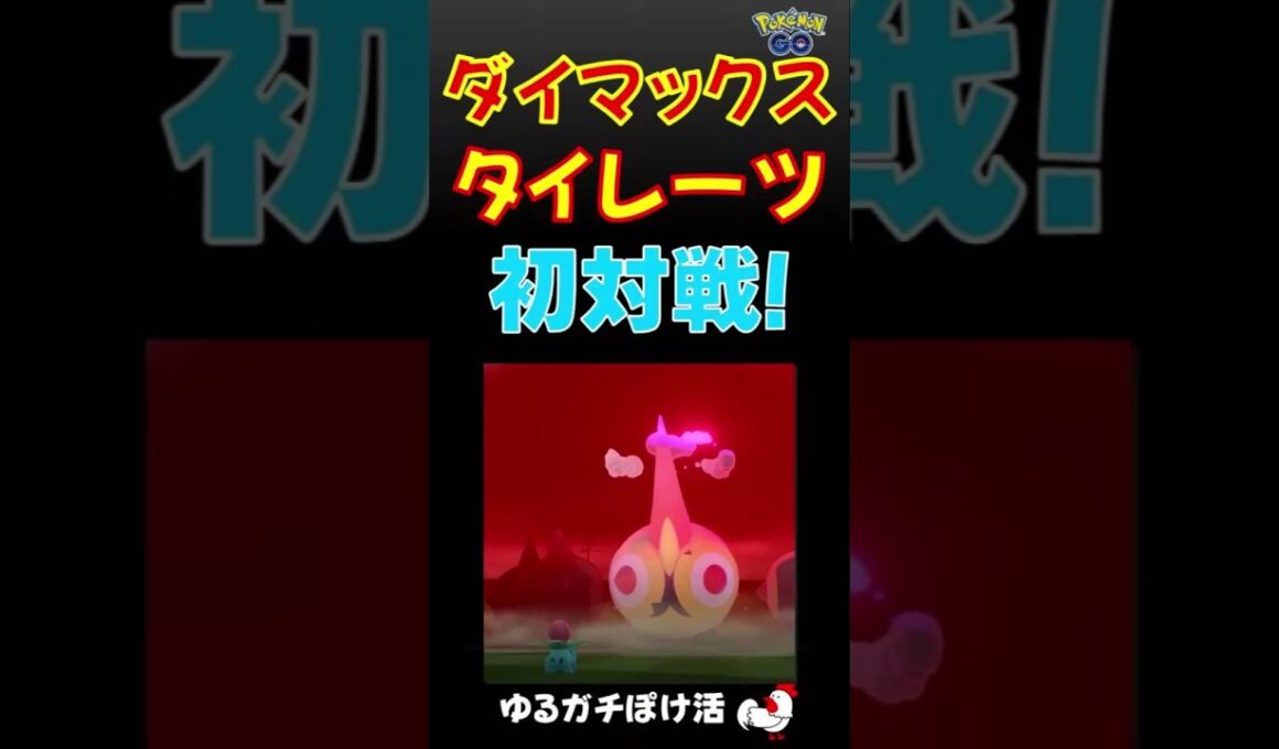【初挑戦！タイレーツ！3人討伐s】10/1ダイマックスバトルに新登場、想像以上に強い #ポケモンgo #ポケモン #ダイマックス #タイレーツ