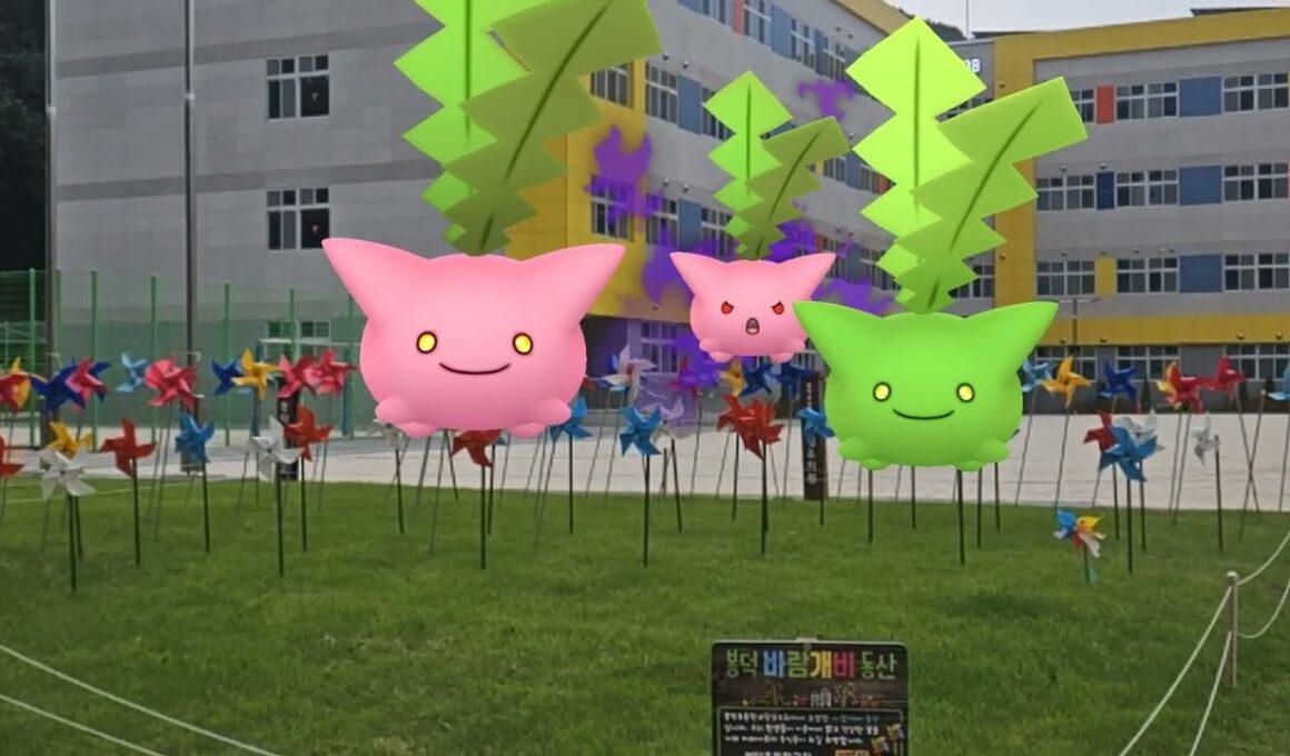 [GO Snapshot Slideshow] 통통코 ( Hoppip ) ハネッコ ( 毽子草 )