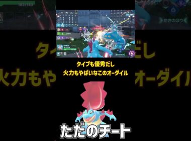 普通にチート火力の メガオーダイル