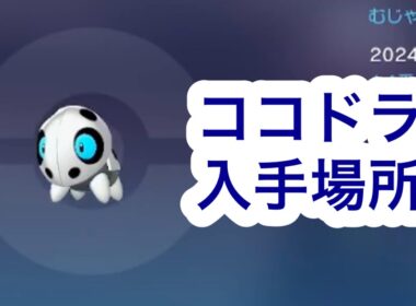 【ポケモンZA】ココドラ入手場所