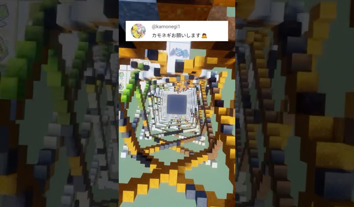 あなたの推しポケモンを作ります！カモネギ（作成希望はコメント欄へ）#minecraft #ポケモン #Shorts