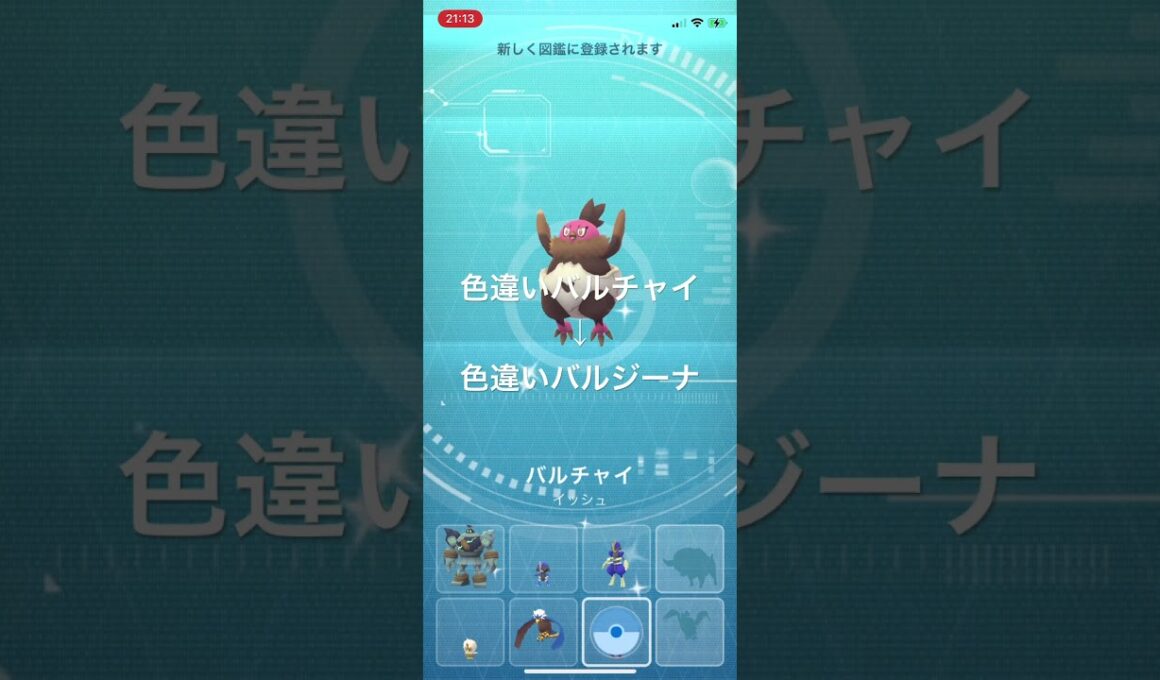 ポケモンGO 色違いバルチャイ出現！色違いバルジーナへ進化！ #ポケモンgo #pokémon #ポケモン #pokemongo