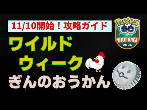 11/10開催！完全攻略【ワイルドウィーク！対策】簡単解説 #ワイルドエリア #ネクロズマ #ダークライ #ストリンダー #ルギア #ホウオウ