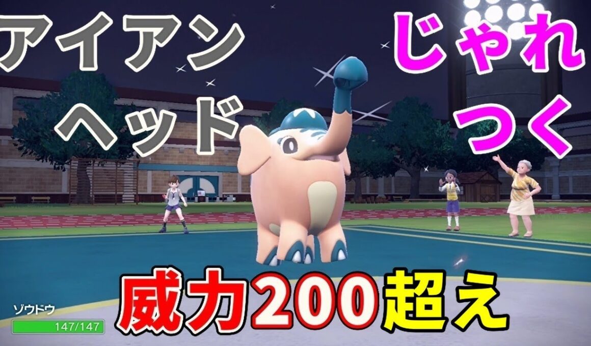 ちからずくで相手をねじ伏せる「ゾウドウ」を活躍させたい！【ポケモンSV】