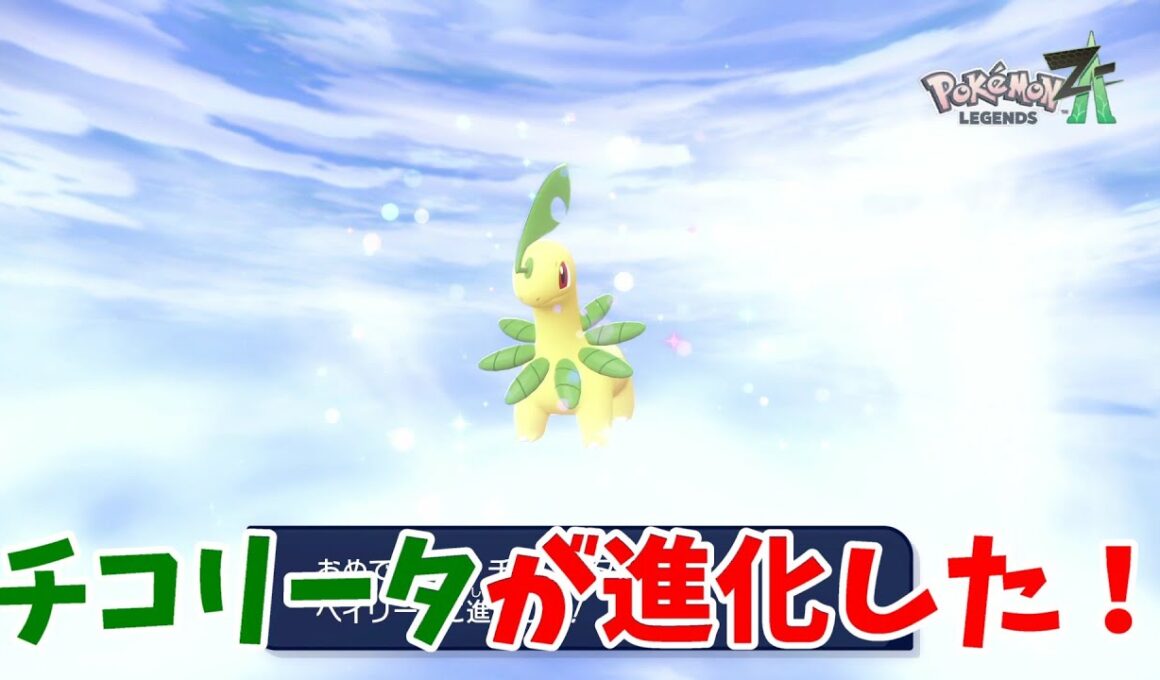 【ポケモンZ-A】チコリータが進化！ベイリーフになったぞ！！！【ポケモンレジェンズZA】#6