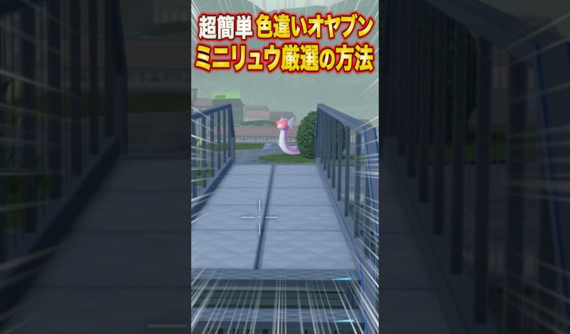 【ポケモンZA】超簡単！色違いオヤブンミニリュウ厳選の方法２選【レジェンズZA】#shorts #ポケモン #ポケモンza #レジェンズza #legendsza