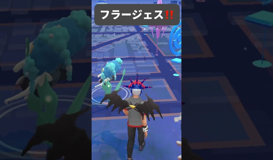 【ポケモンGO】フラージェスが現れた!!【✨When I Got Florges Pokémon GO✨】【Pokemon Card Artwalk】【ポケポケ】