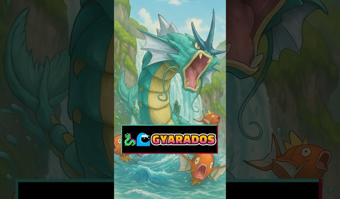 🐉🌊 Gyarados: La furia del mar