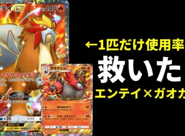 【ポケポケ】三犬の中で使用率が一番低い『エンテイex』を救いたい。普通に強いエンテイ×ガオガエンデッキを紹介します。【ポケカ/Pokémon Trading Card Game Pocket】