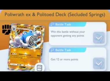 Pokémon TCG Pocket - Poliwrath ex & Politoed Deck (Secluded Springs) | Flawless Victory Mission