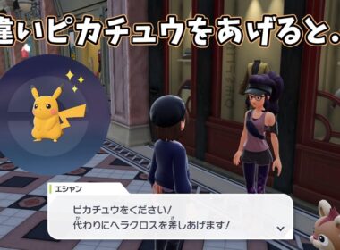【ポケモンZA】モブと色違いピカチュウを交換するとまさかの結果に...？