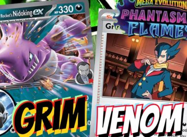 ロケット団のニドキングがグリムスリーの技で大暴れ！☠️🤟 パンクヘルメット、スピリットボーン、トゲトゲピーと共に