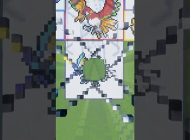 あなたの推しポケモンを作ります！ホワイトキュレム（作成希望はコメント欄へ）#minecraft #ポケモン #Shorts