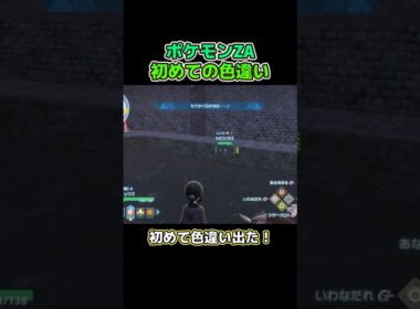 ポケモンZA　初めての色違い！シビシラスGETなるか！？