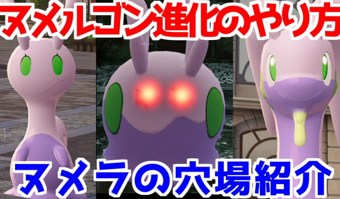 【ポケモンZA】ヌメラ ヌメイル ヌメルゴン オヤブン個体 穴場 出現場所  入手方法 進化方法 攻略 【Pokémon LEGENDS ジガルデ ポケモン レジェンズ ジガルデ】
