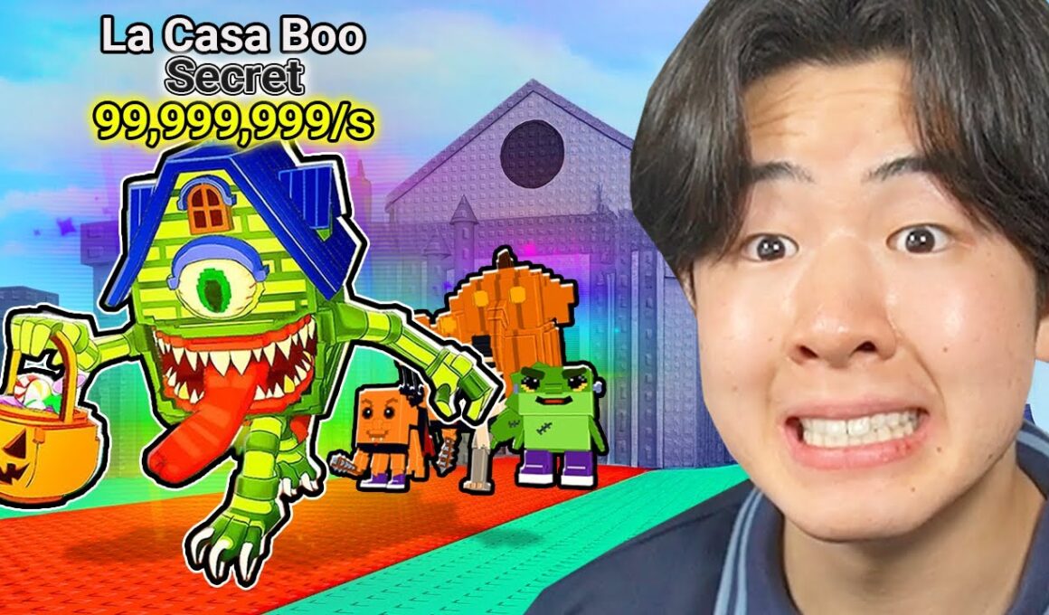 ハロウィンのラッキーブロックを盗みまくって開けまくってみたら...(お墓のAIモンスター)