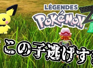 めちゃかわいいピチューが居たから捕まえようとしただけなのに。。。逃げなくてもいいじゃない。。。『Pokémon LEGENDS Z-A 』#2