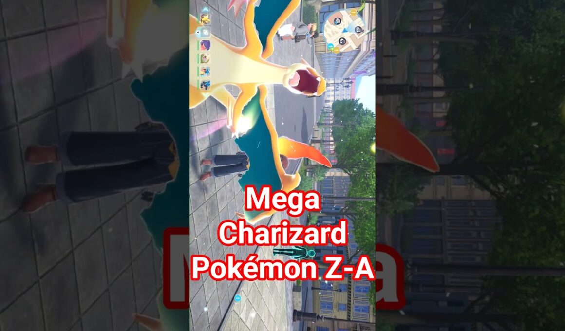 Mega Charizard Y Evolution In Pokémon Legends Z-A #pokemon #charizard