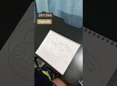 Drawing Slakoth #drawing #pokemon #kanyewest #pokémon #draw #pokemonart #art #hoenn #slakoth
