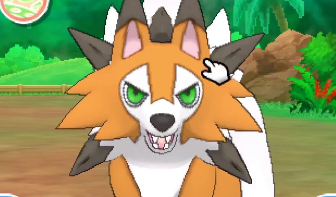 ポケリフレ　ルガルガン(たそがれのすがた)と戯れるだけの動画