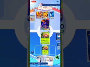 【爽快】三鳥をまとめて倒すラランテス#shorts #ポケポケ #ポケモン