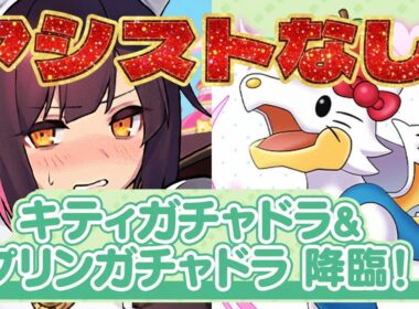 シールド2枚スキップ！キティガチャドラ＆プリンガチャドラ降臨のメイドセイナ周回パ