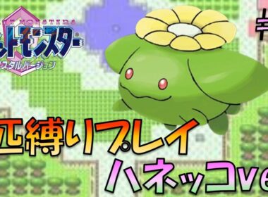 【ポケモンクリスタル】ポケモン1匹縛りプレイ!!ハネッコきみに決めた！part2【ゲーム実況】【縛りプレイ】