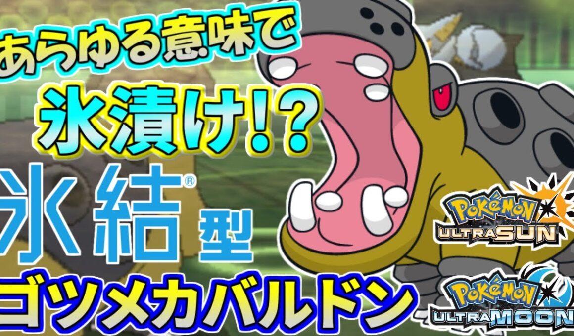 【ポケモンUSUM】この出会い、想定外。まさかの氷結型カバルドン！？【ウルトラサン/ウルトラムーン】